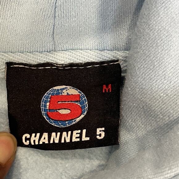 Channel 5 Mens Sweatshirt M Hoodie Graphic Y2K Streetwear Skateboarding Casual - Picture 3 of 5